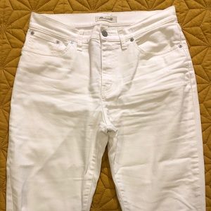 Madewell - white straight crop - Size 29